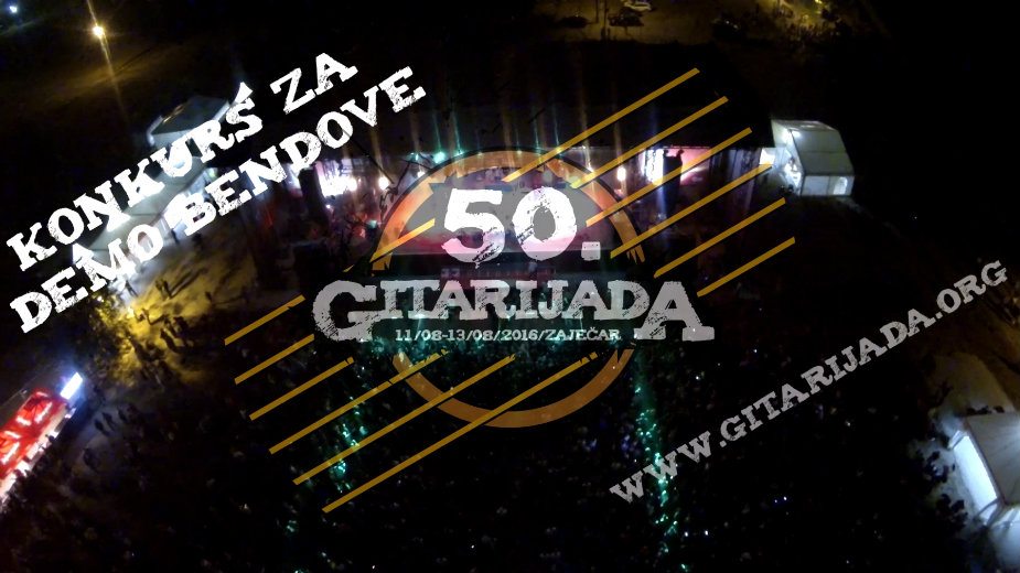 Konkurs za demo bendove na 50. Gitarijadi 1