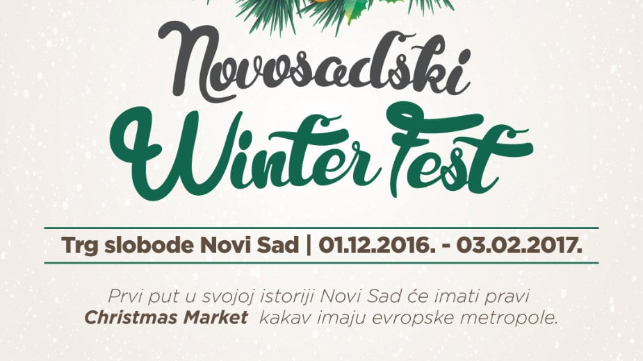 Novosadski Winter Fest počinje večeras 1