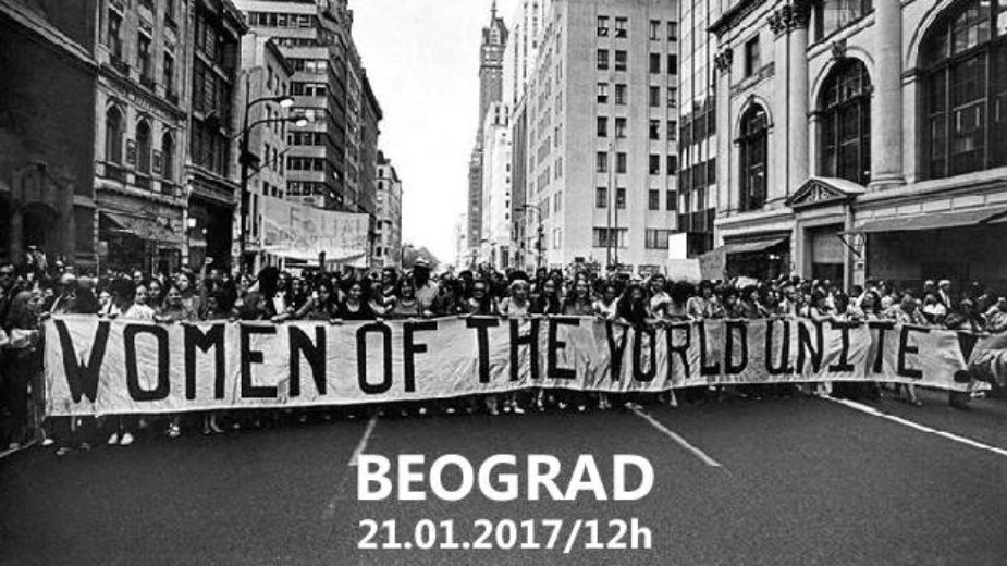 Ženski marš protiv fašizma i u Srbiji 1