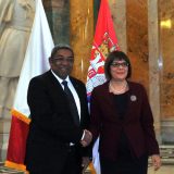 Gojković sa predsednikom Skupštine Madagaskara 2