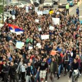 Studentski protest 16. jula kao znak podrške radnicima 7