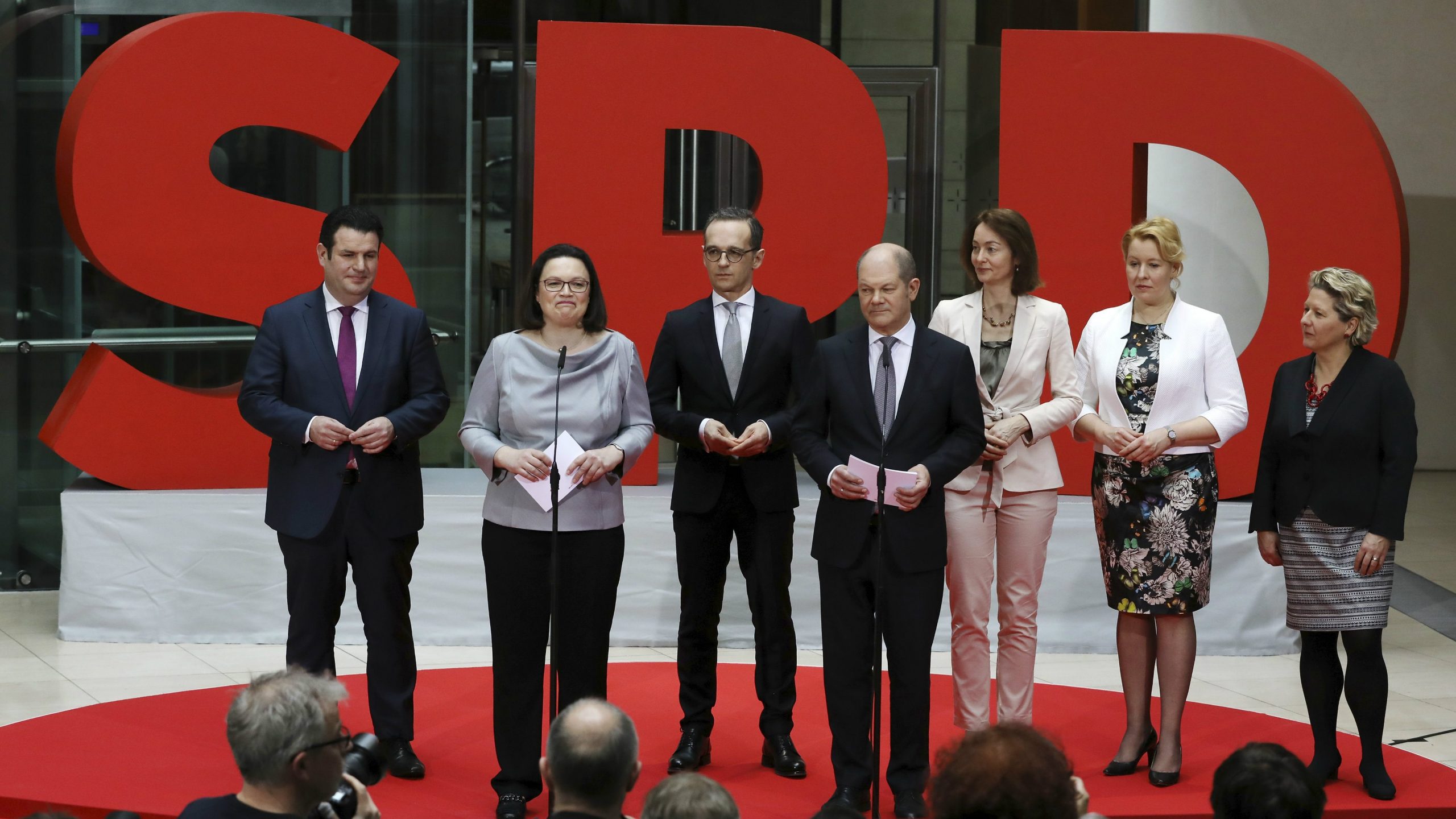 SPD objavio imena svojih šest ministara u vladi 1