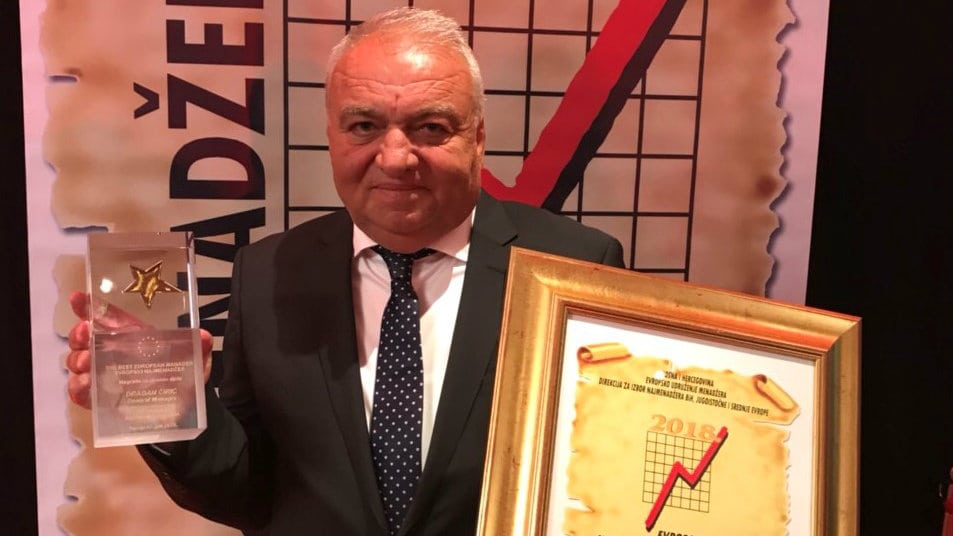 Nagrada "Evropski najmenadžer" Draganu Ćiriću i firmu D-Company 1