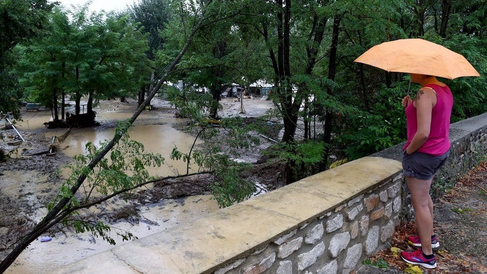 Uništeni park za kampovanje