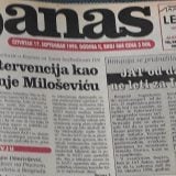 Danas (1998): Sve glasnije pretnje Jugoslaviji 9