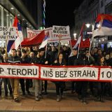 Boško Obradović govornik na protestu "1 od 5 miliona" u Nišu 12. aprila 2