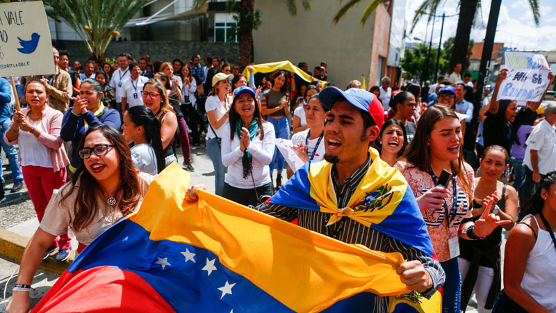 Protesti u Venecueli pod Obaminim sloganom 1