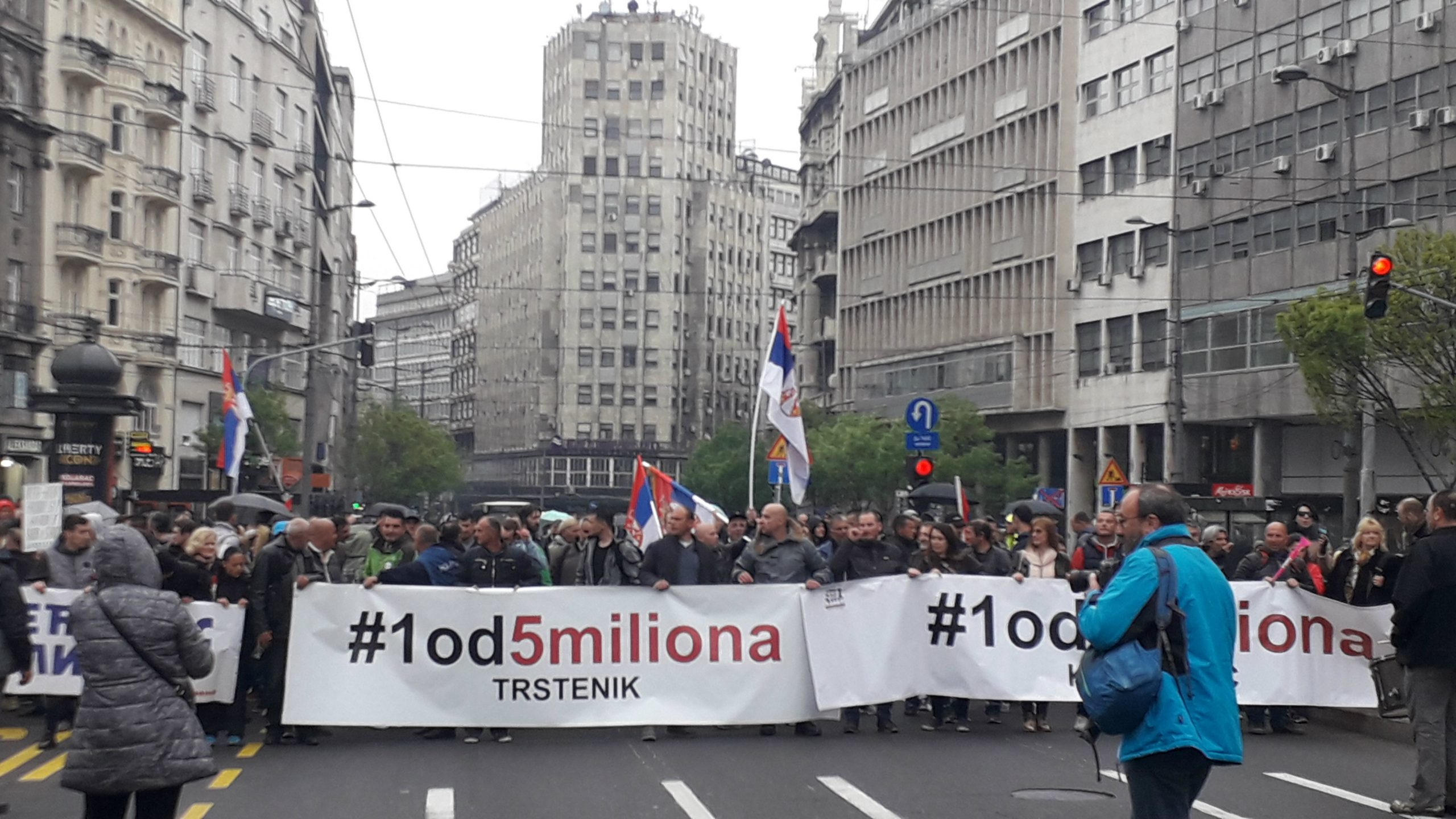 Trasa protesta: Šetaće se do Vlade, Slavije i nazad do Skupštine 1