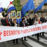 Marš "Besmrtnog partizanskog odreda" u Zagrebu 1
