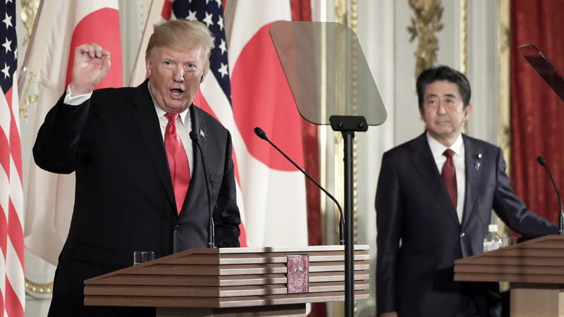 Tramp odlazi iz Japana uz očigledna neslaganja o trgovini i Severnoj Koreji 1
