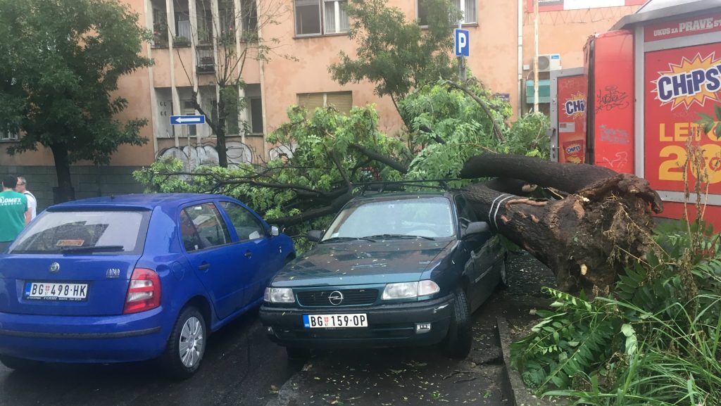 Olujno Nevreme Pogodilo Beograd (VIDEO) - Beograd - Dnevni List Danas