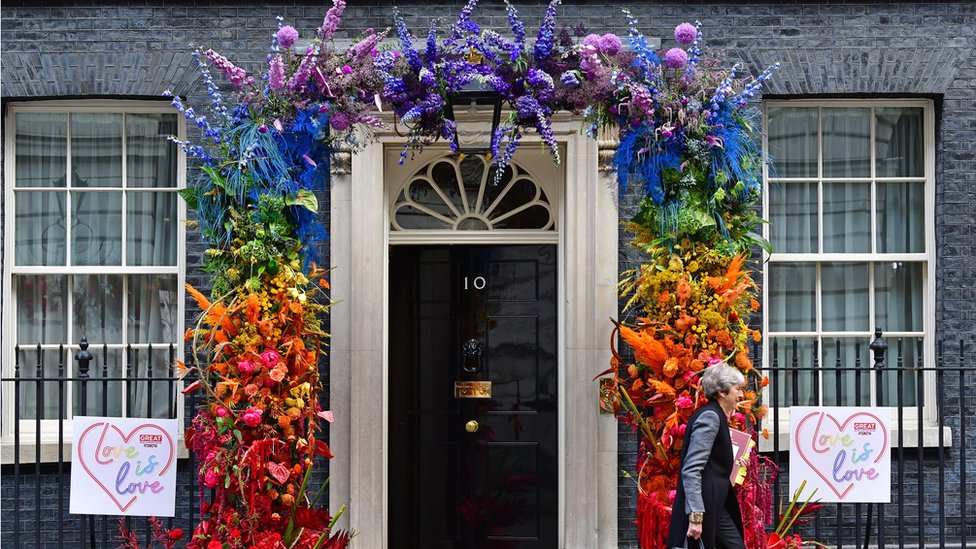 Dauning strit tokom Parade ponosa u Londonu