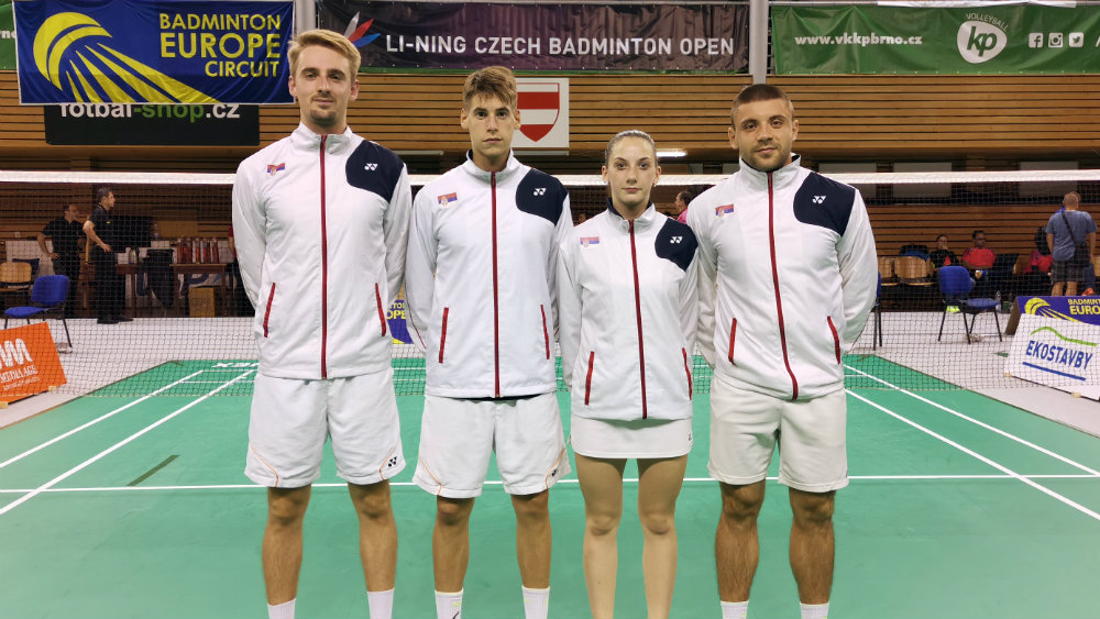 Srbija uzela dva odličja na Svetskom seniorskom kupu u badmintonu 1