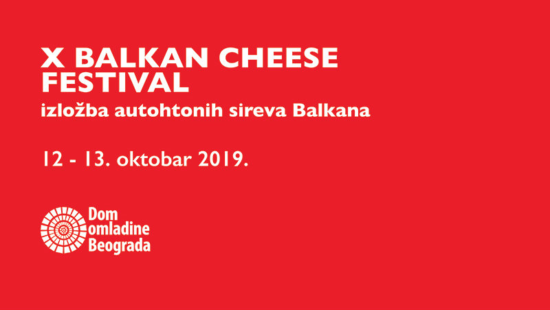 Festival sireva Balkana 12. i 13. oktobra u Domu omladine Beograda 1