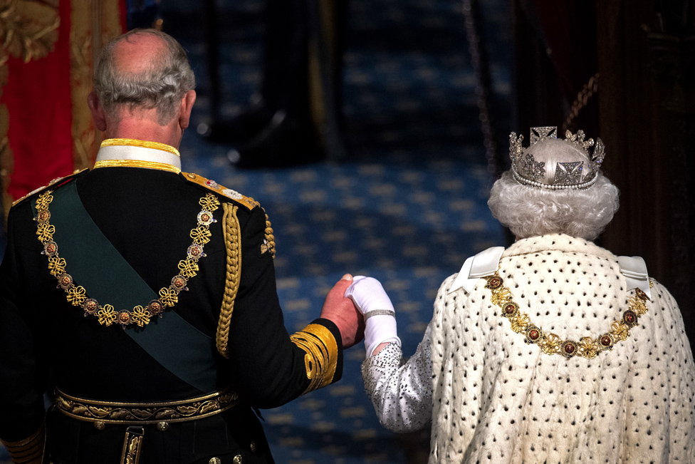 Queen Elizabeth II and Prince Charles