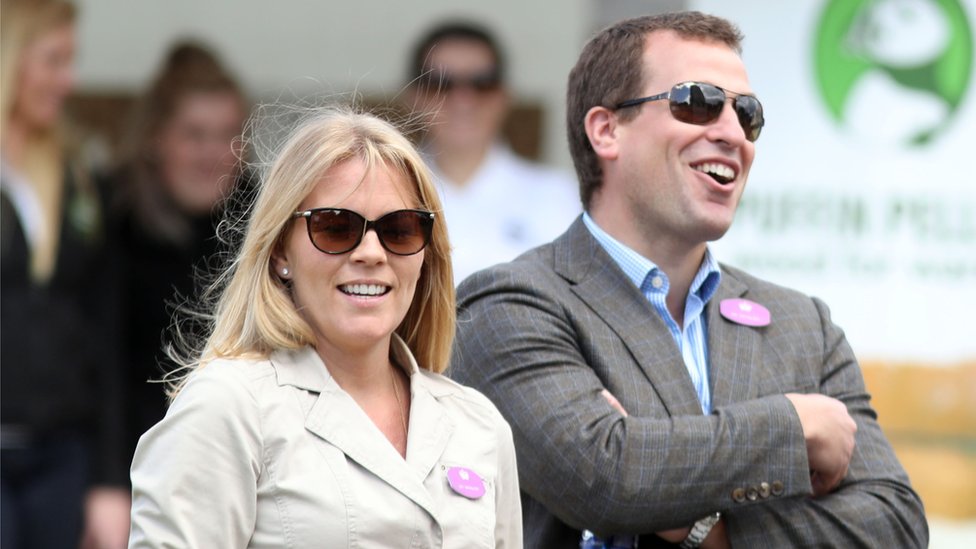 Autumn Phillips and Peter Phillips