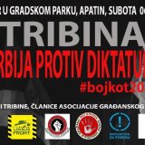 UG "Bez straha" organizuje tribinu "Srbija protiv diktature - Bojkot" 6. juna u Apatinu 5