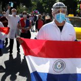 Protest protiv karantina u paragvajskom gradu kod granice sa Brazilom 14