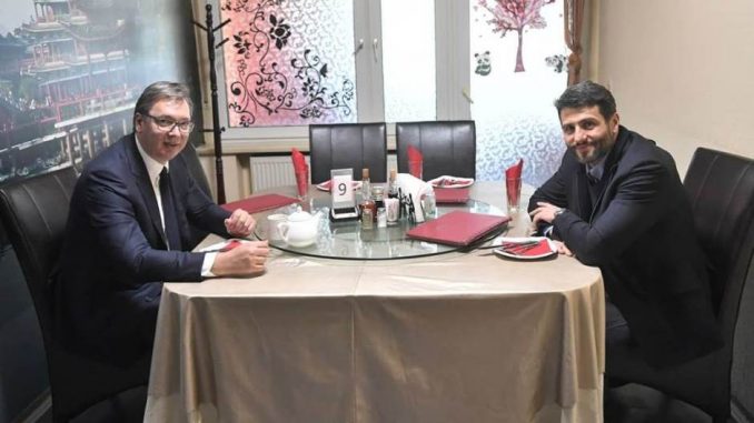 Vučić met Šapić at a working lunch in a Chinese restaurant 1