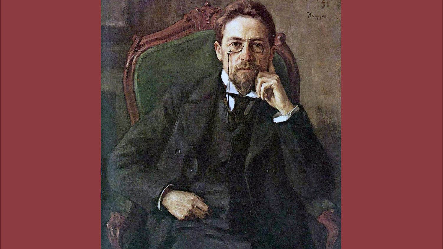 Портрет Чехова 1898 художник Осип Браз