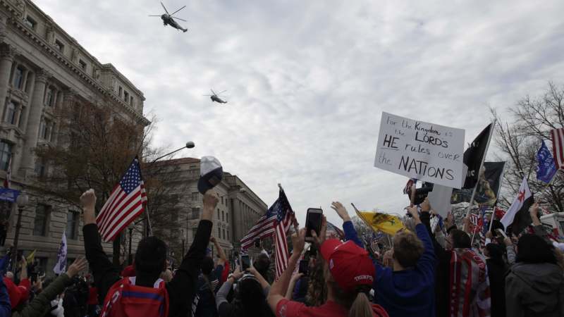 Hiljade Trampovih pristalica na protestu u Vašingtonu 1