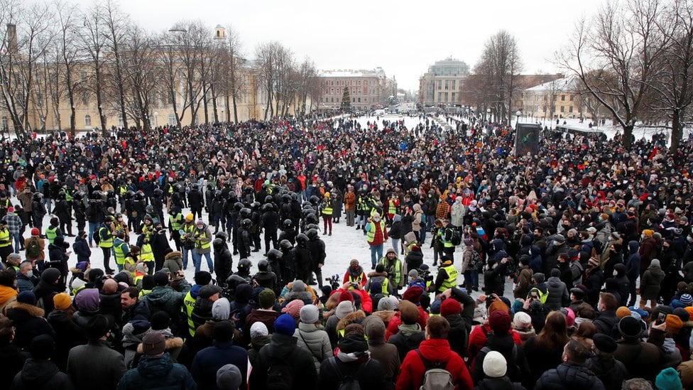 St Petersburg rally