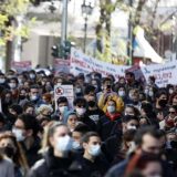 Hiljade studenata protestovalo u Grčkoj uprkos zabrani okupljanja zbog korone 5