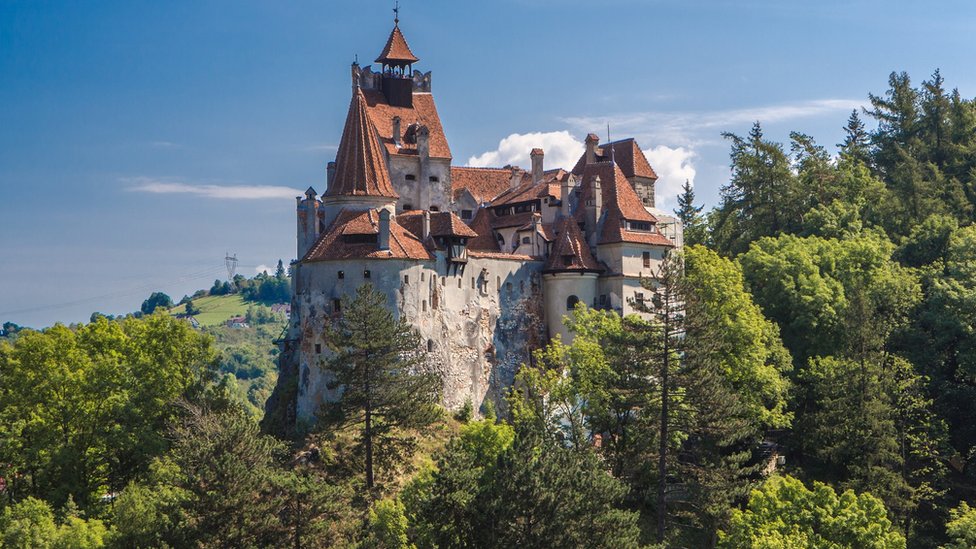 Romania, Transylvania, Bran City, Bran Castle, Dracula Castle.