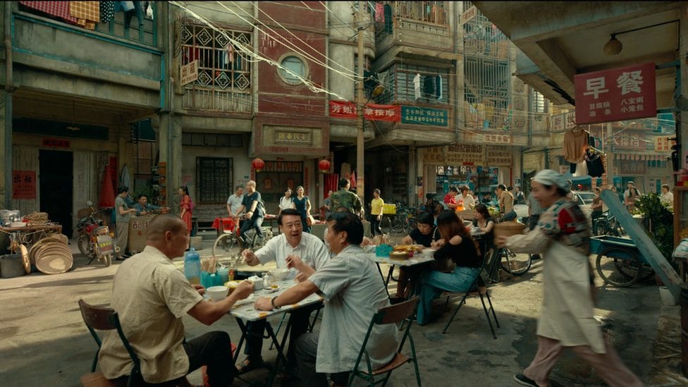 A scene from a TV show from Chinese streaming service Tencent Video