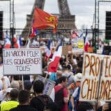 Parižani protestuju protiv kovid propusnica 9
