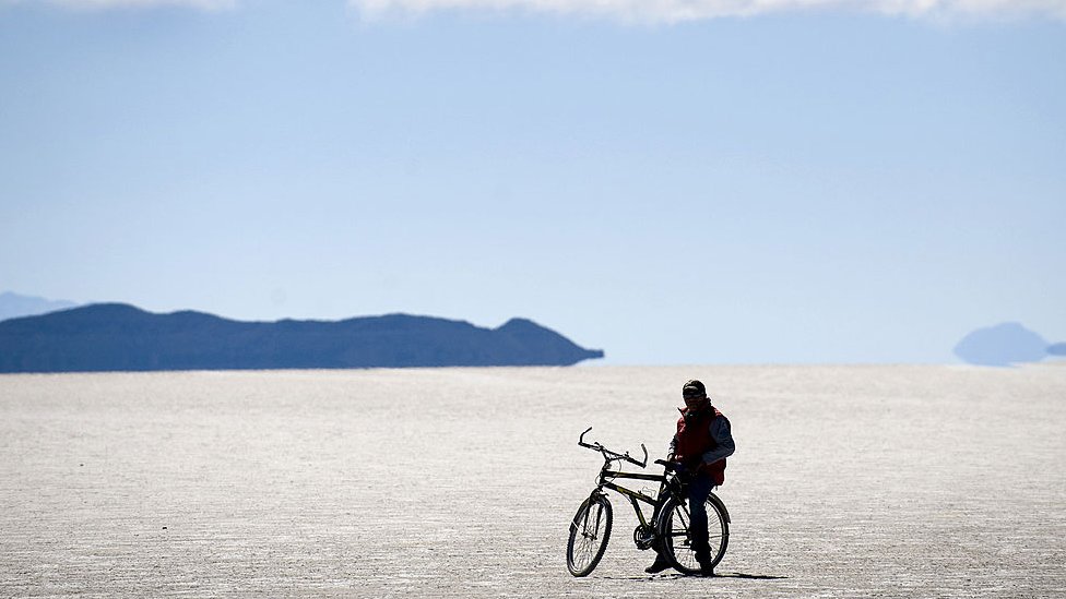 Salt flats, South America