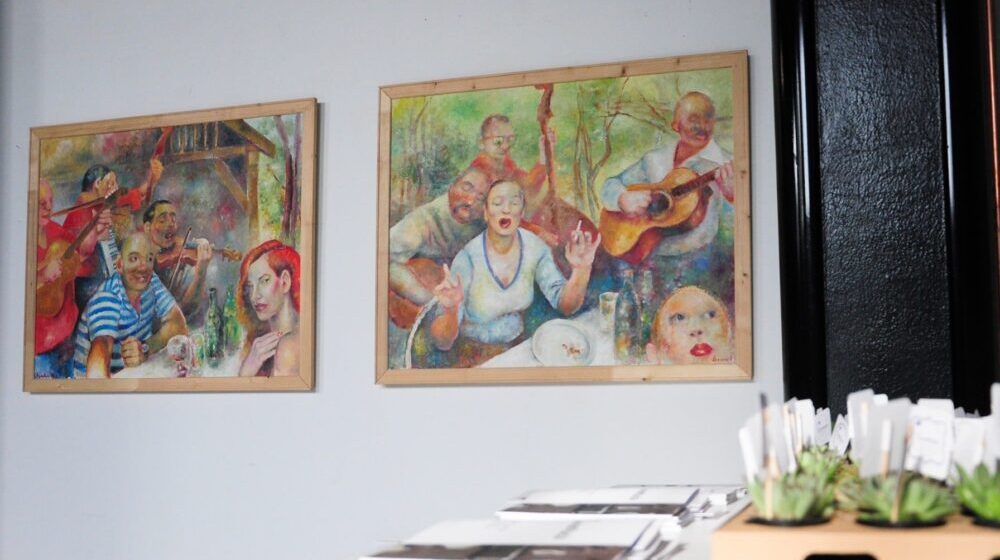 Slike Đorđa Beare u galeriji "Macut" u Novom Sadu 1