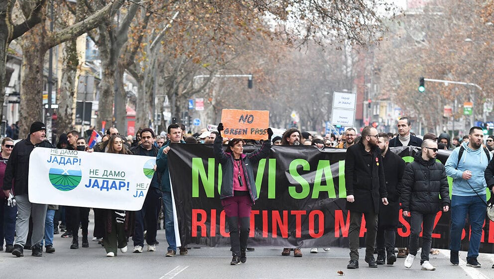 Protest protiv rudnika litijuma u Novom Sadu: "Rio Tinto ili bilo koja druga kompanija, neće kopati!" 1