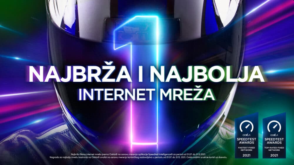 SBB ima najbrži internet i najbolju mrežu u Srbiji pokazalo istraživanje kompanije Ookla® 1