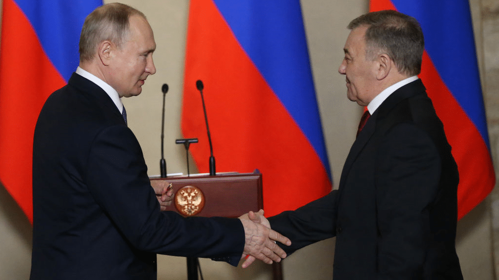 Vladimir Putin and Alexander Rotenberg
