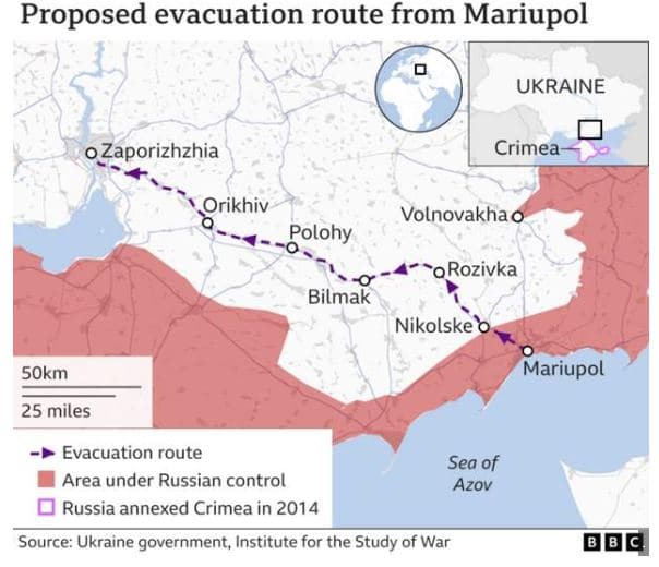 BLOG UŽIVO: Deseti dan napada na Ukrajinu, odložena evakuacija civila - Ukrajinci tvrde da Rusi ne poštuju primirje 21