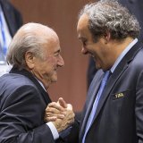 Sep Blater i Mišel Platini