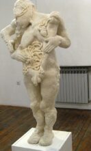 Skulpture od vune Arpada Pulaia u užičkoj galeriji 5