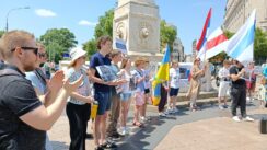 U Beogradu, uz poruku da Putin nije Rusija, protest protiv agresije na Ukrajinu 2