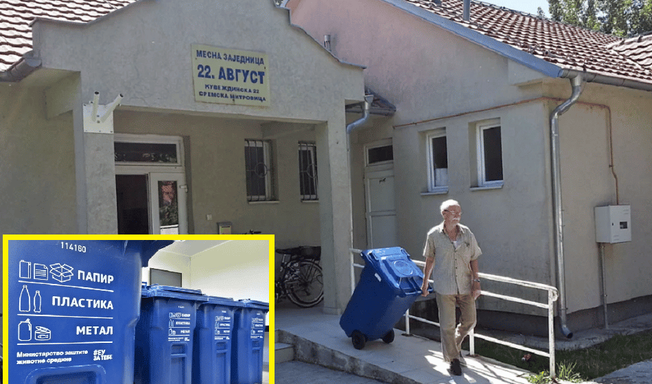 Sremska Mitrovica: Podela kanti za primarnu separaciju kućnog smeća 1