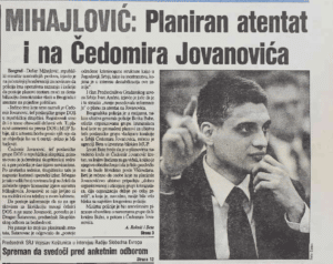 Ko je pre 20 godina hteo da ubije Čedomira Jovanovića? 2