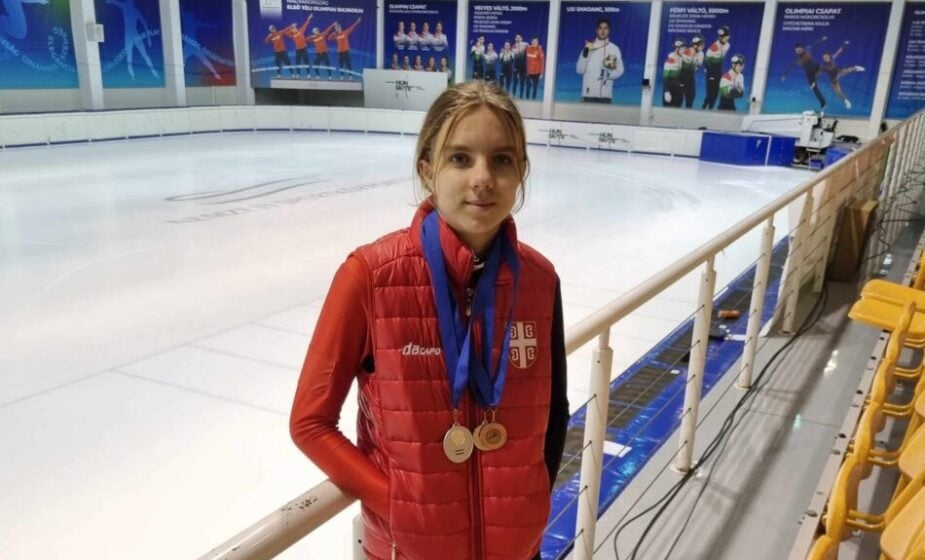 Niš: Brza klizačica Sofija opet u svoj grad donela evropsku srebrnu medalju 1