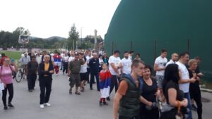 Građani niškog naselja Brzi Brod još jednom protestovali protiv izgradnje dalekovoda 3