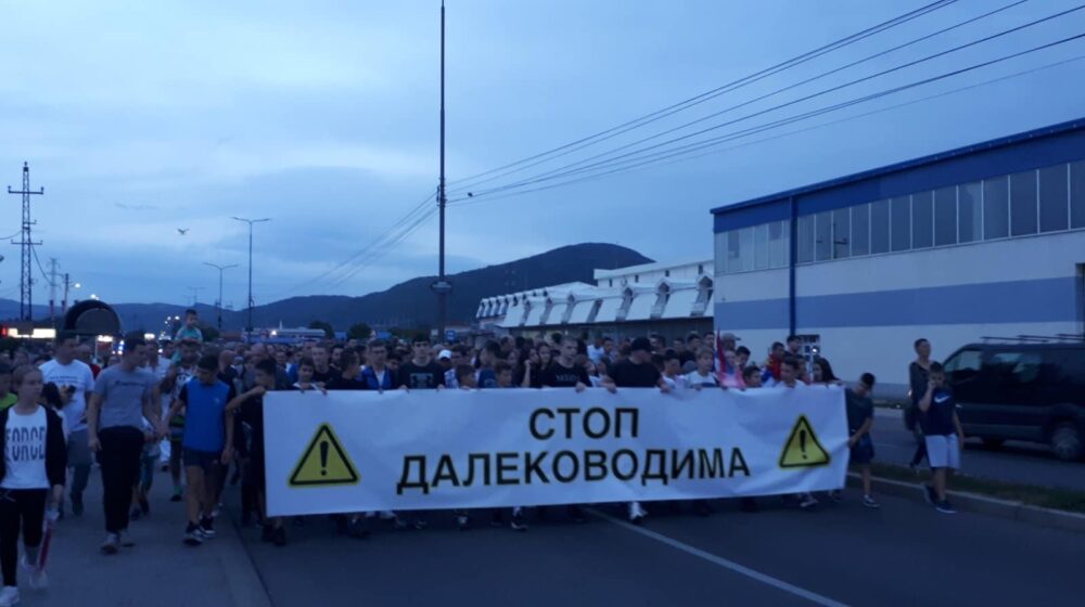 Građani niškog naselja Brzi Brod još jednom protestovali protiv izgradnje dalekovoda 1