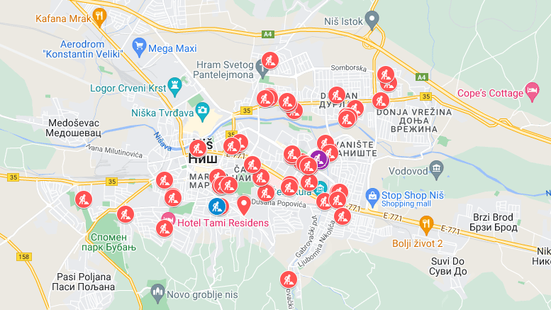 "Stadion Čair propo", "Iskopaš, pa odeš", "Zakrpa treba zakrpu": Nišlija našao sjajnu namenu Google mapama 1