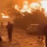 Gore vagoni sa naftom u Donjecku: Beloruska televizija tvrdi da su ih zapalili "pijani Rusi" (VIDEO) 4