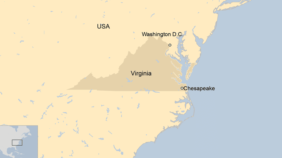 Virginia map