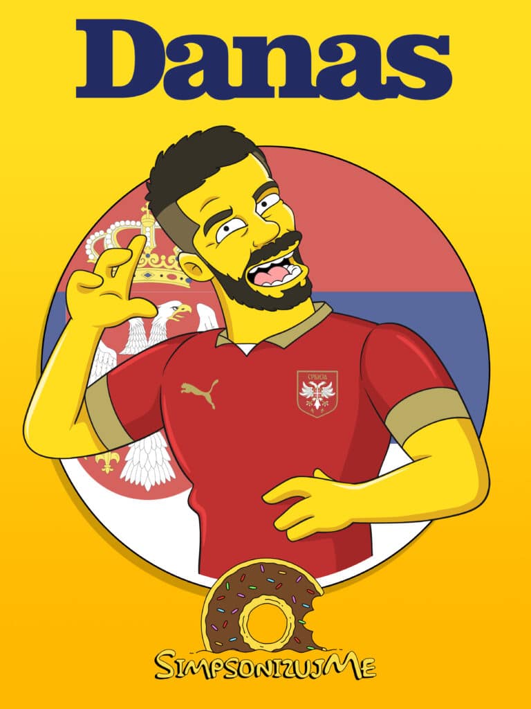 Kako bi Aleksandar Mitrović izgledao kao lik serije Simpsonovi (FOTO) 2