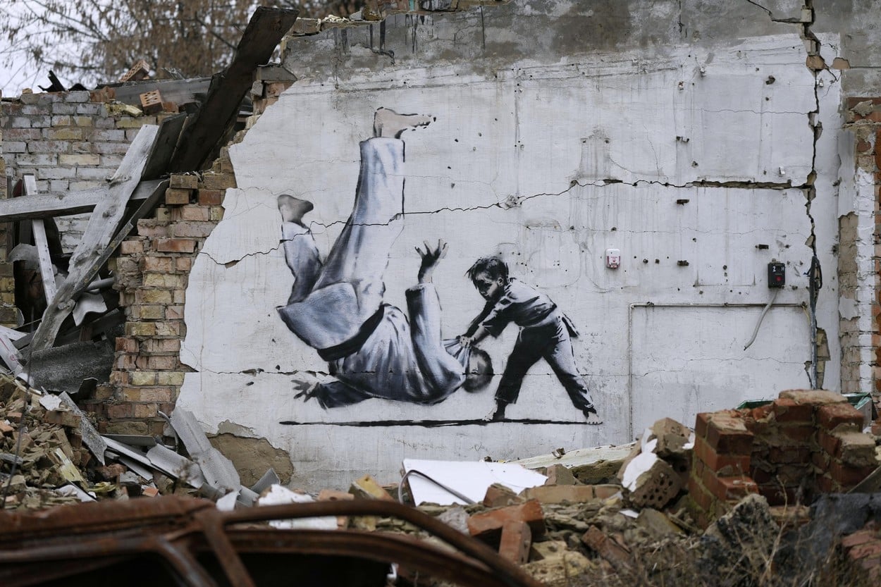 Benksi potvrdio: Grafiti u Ukrajini su njegovi 2