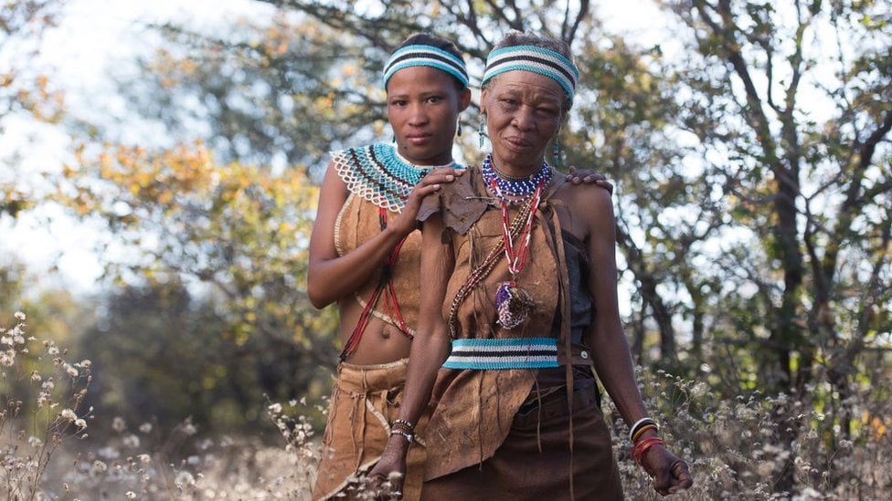 San women in Botswana